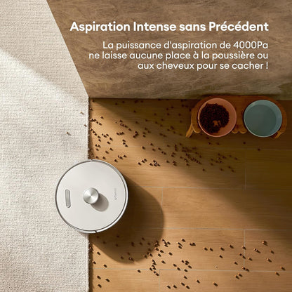 Ultenic T10 Pro robot aspirateur laveur, 4000Pa, lidar, auto-vidage, Alexa