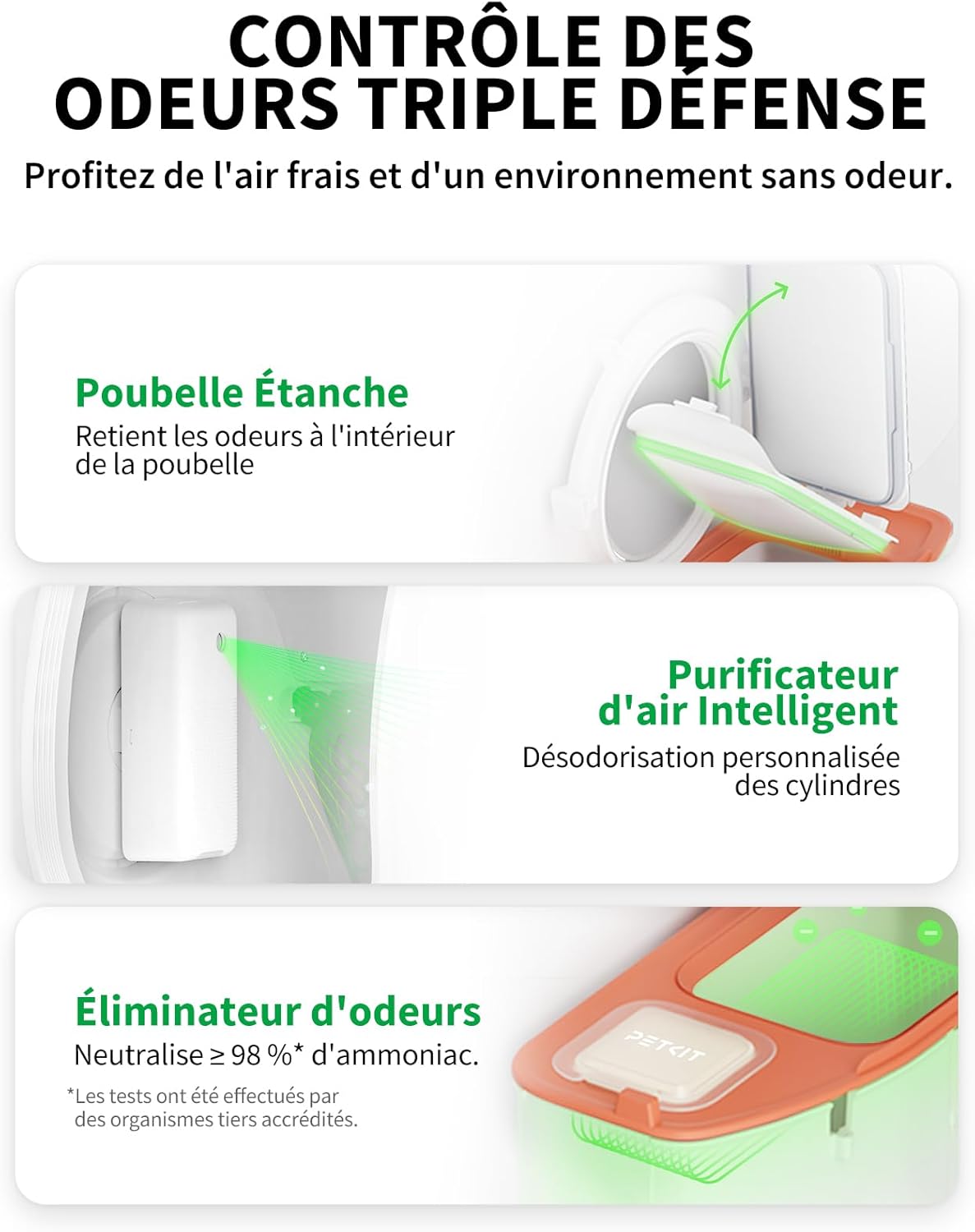 PETKIT Pura Max 2 litière chat automatique 76L, anti-fuites, xSecure, contrôle APP