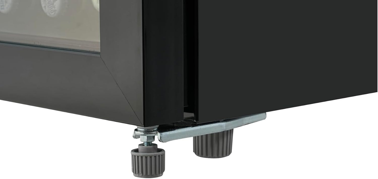 METRO réfrigérateur boissons GSC2125B 118L, métal/verre, avec serrure, noir