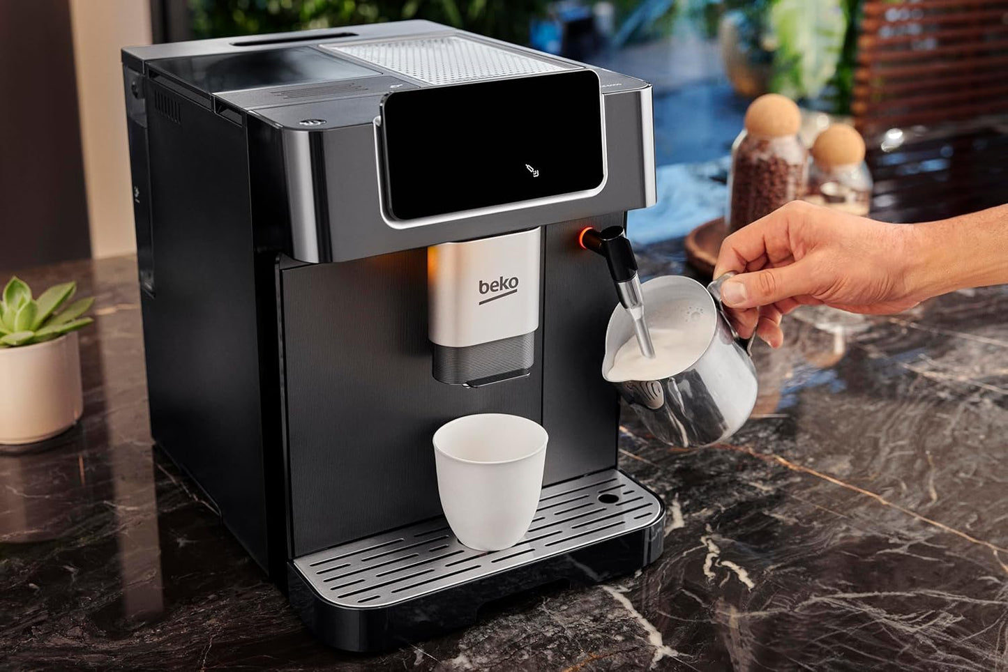 BEKO machine expresso automatique café moulu ou grain