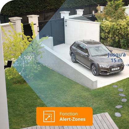 Netatmo pack 2 caméras extérieures, 1920p, WiFi, détection pers./animaux