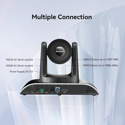 Tenveo système caméra conférence 3xUSB3.0, 1080P PTZ, BT, Teams/Zoom/OBS