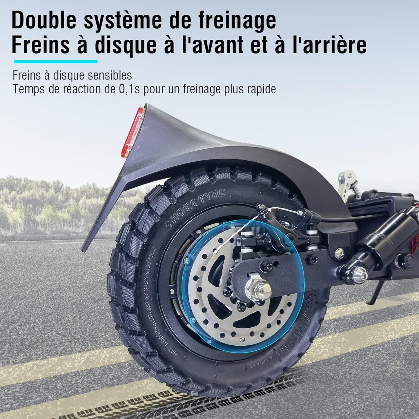 JOYOR Y6S trottinette électrique 48V 18Ah, 55–75km, clé de démarrage