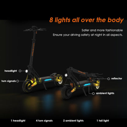 KUKIRIN G2 Master trottinette électrique 2x1000W, 52V 20.8Ah, 70km, 10"