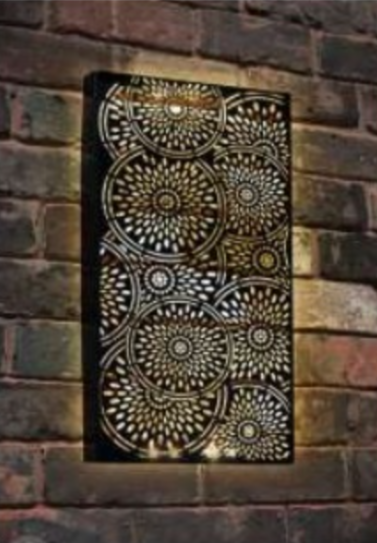Panneau solaire mural marocain en métal grand/petit