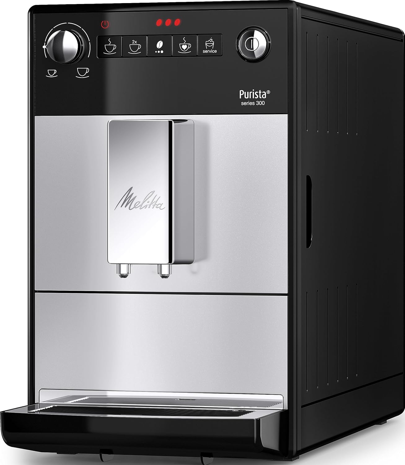 Melitta Purista F230-101 machine à café à grains 1L, silencieuse, expresso