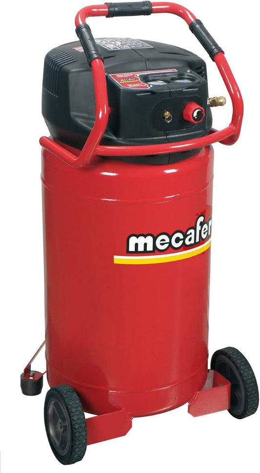 Mecafer compresseur vertical 100L rouge, modèle 425100