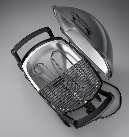 Weber Q2400 barbecue électrique gris foncé, support, 54x39cm, fonte