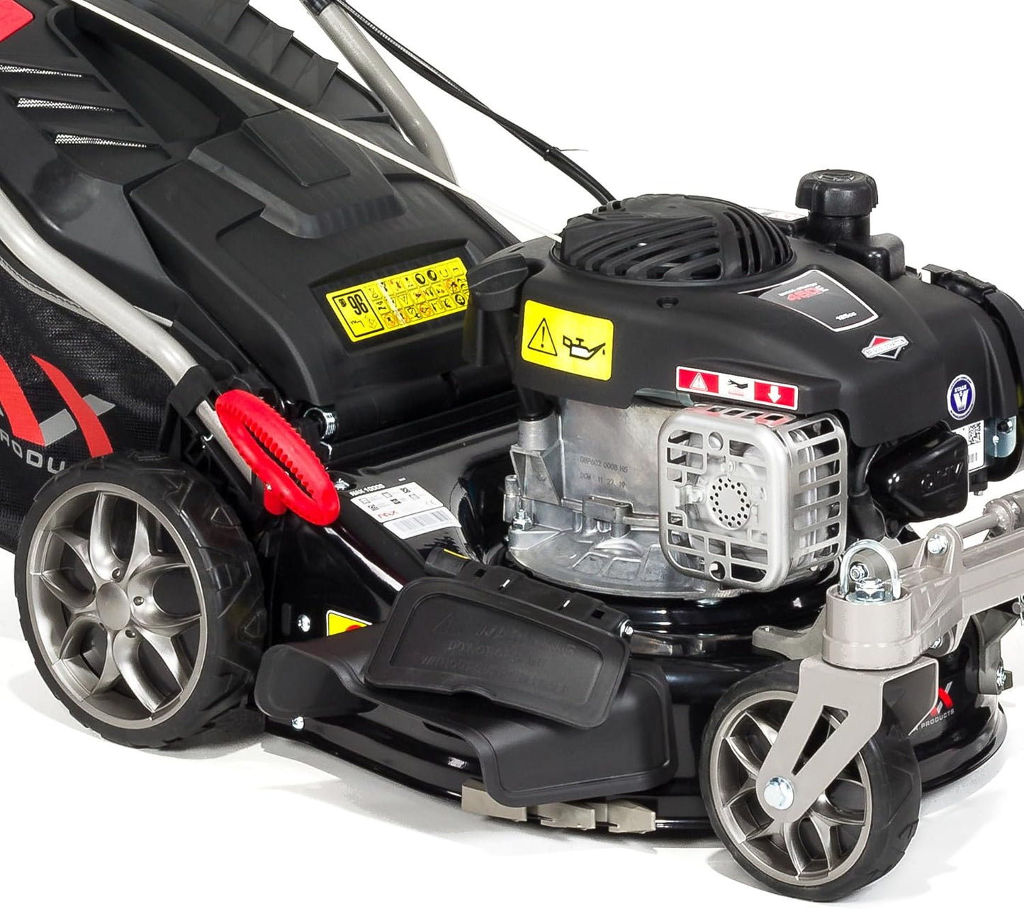 NAX 1000S tondeuse thermique 125cm³, 42cm, panier 45L, moteur B&S, entraînée