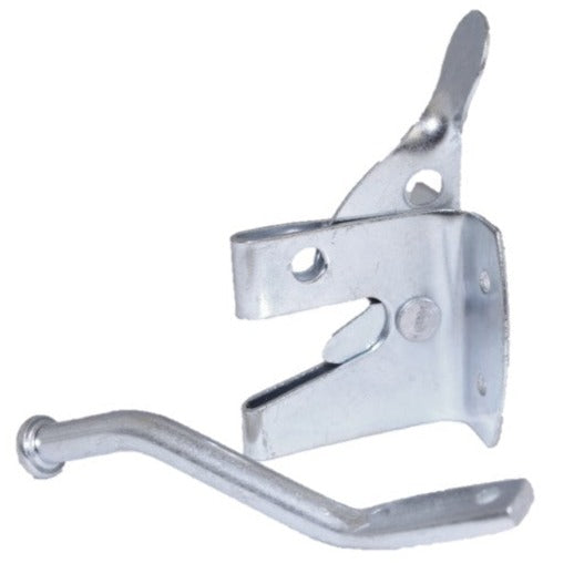 Kit de portail de jardin avec 2 charnières en T et ressort de rappel pour loquet de portail automatique et porte latérale en zinc