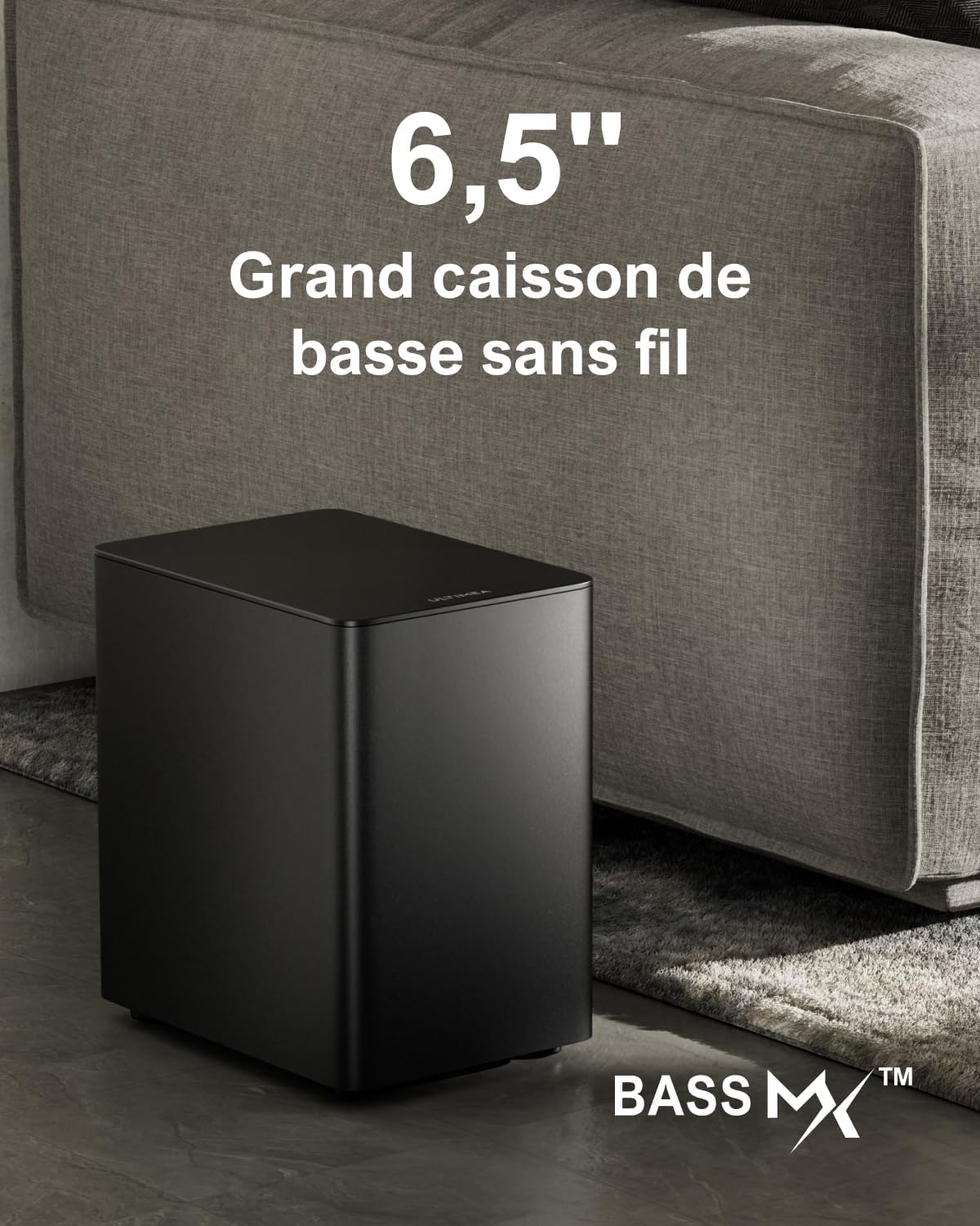 ULTIMEA barre de son TV 7.1 Dolby Atmos 460W, caisson sans fil, app, Poseidon D80