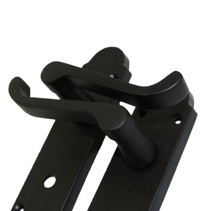 Poignée de porte Epsom pour salle de bain, levier à défilement, noir mat