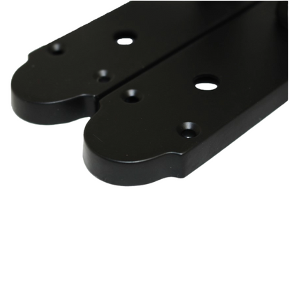 Poignée de porte Epsom pour salle de bain, levier à défilement - Pack noir mat