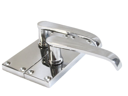 Poignées de porte multi-packs à levier droit style victorien - Chrome, 1/4/6 paires