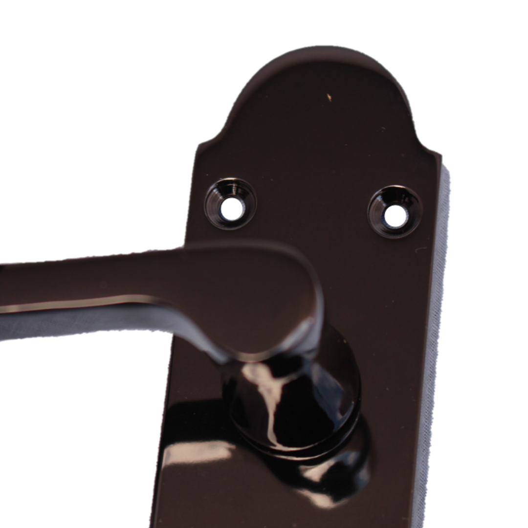 Loquet de porte Epsom à levier à défilement - Charnières en nickel noir