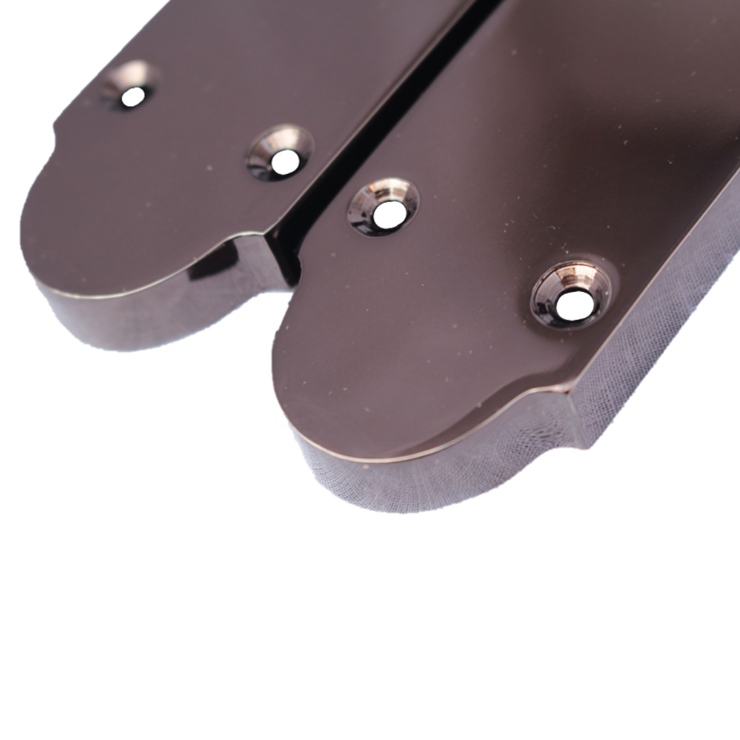 Loquet de porte Epsom à levier à défilement - Pack nickel noir