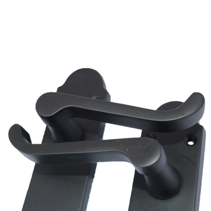 Loquet de porte Epsom à levier style victorien - Pack noir mat