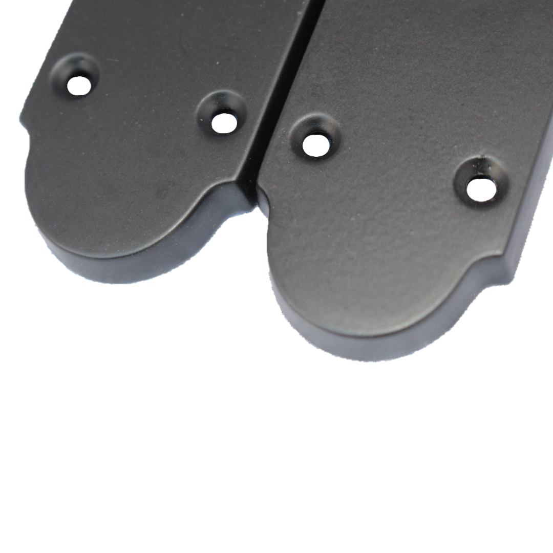 Loquet de porte Epsom à levier style victorien - Pack noir mat
