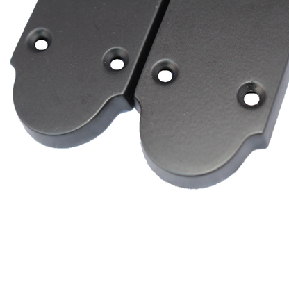 Loquet de porte Epsom à levier style victorien - Pack noir mat