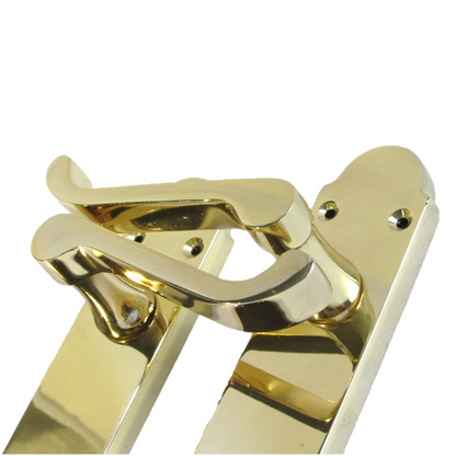 Loquet de porte Epsom à levier à volutes victorienne - Laiton