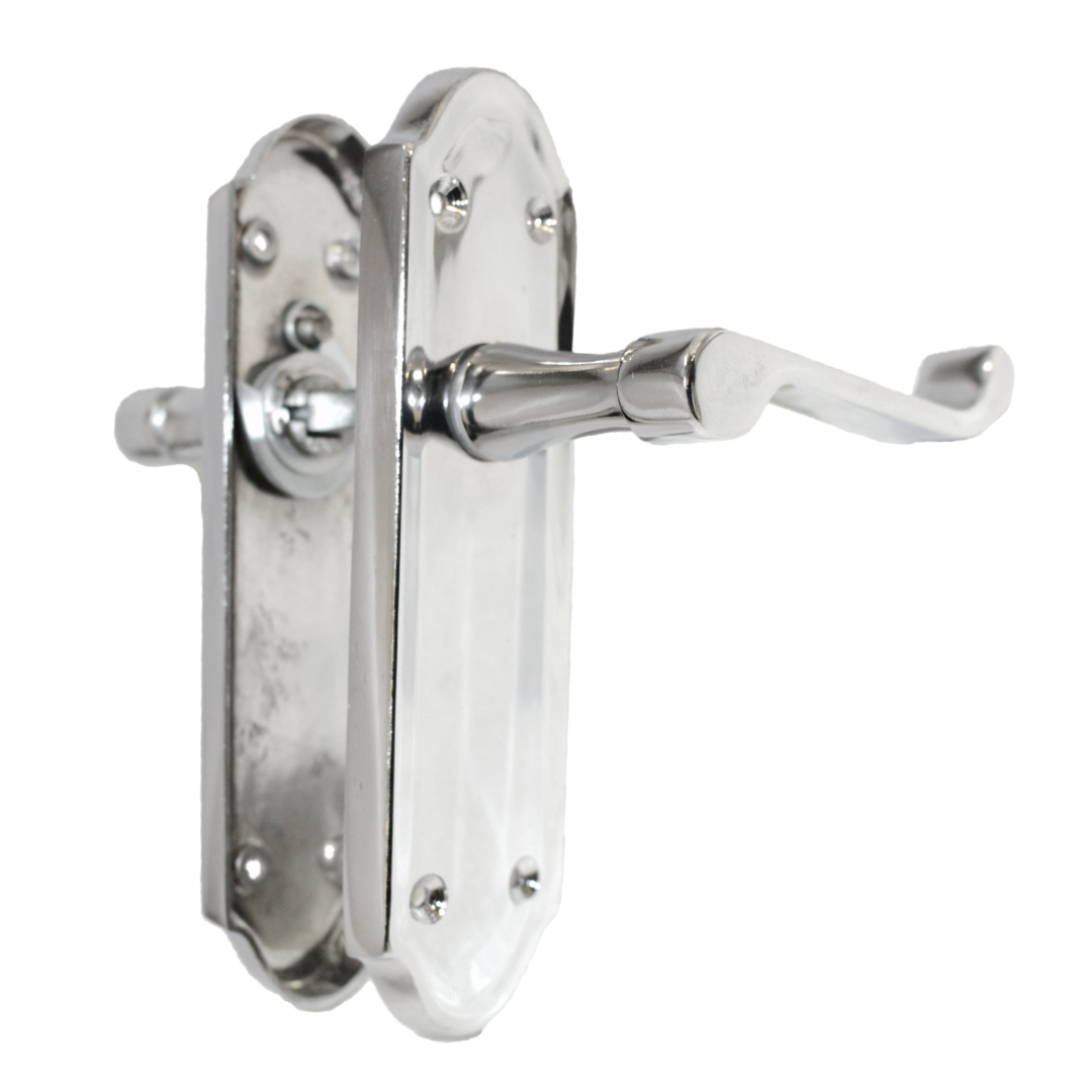 Poignée de porte Ashford à levier à défilement - Chrome