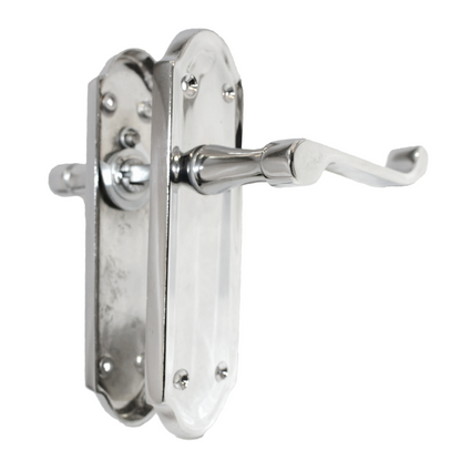 Poignée de porte Ashford à levier à défilement - Chrome