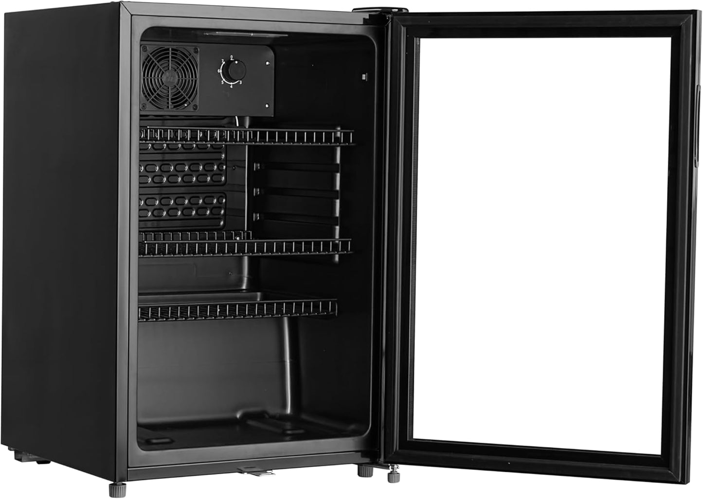 METRO réfrigérateur boissons GSC2125B 118L, métal/verre, avec serrure, noir