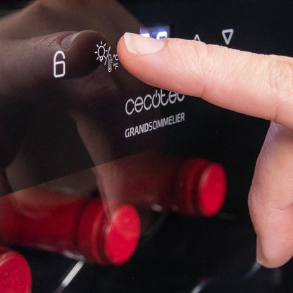 Cecotec cave à vin 34 bouteilles Bolero, 5–18°C, compresseur, LED, tactile