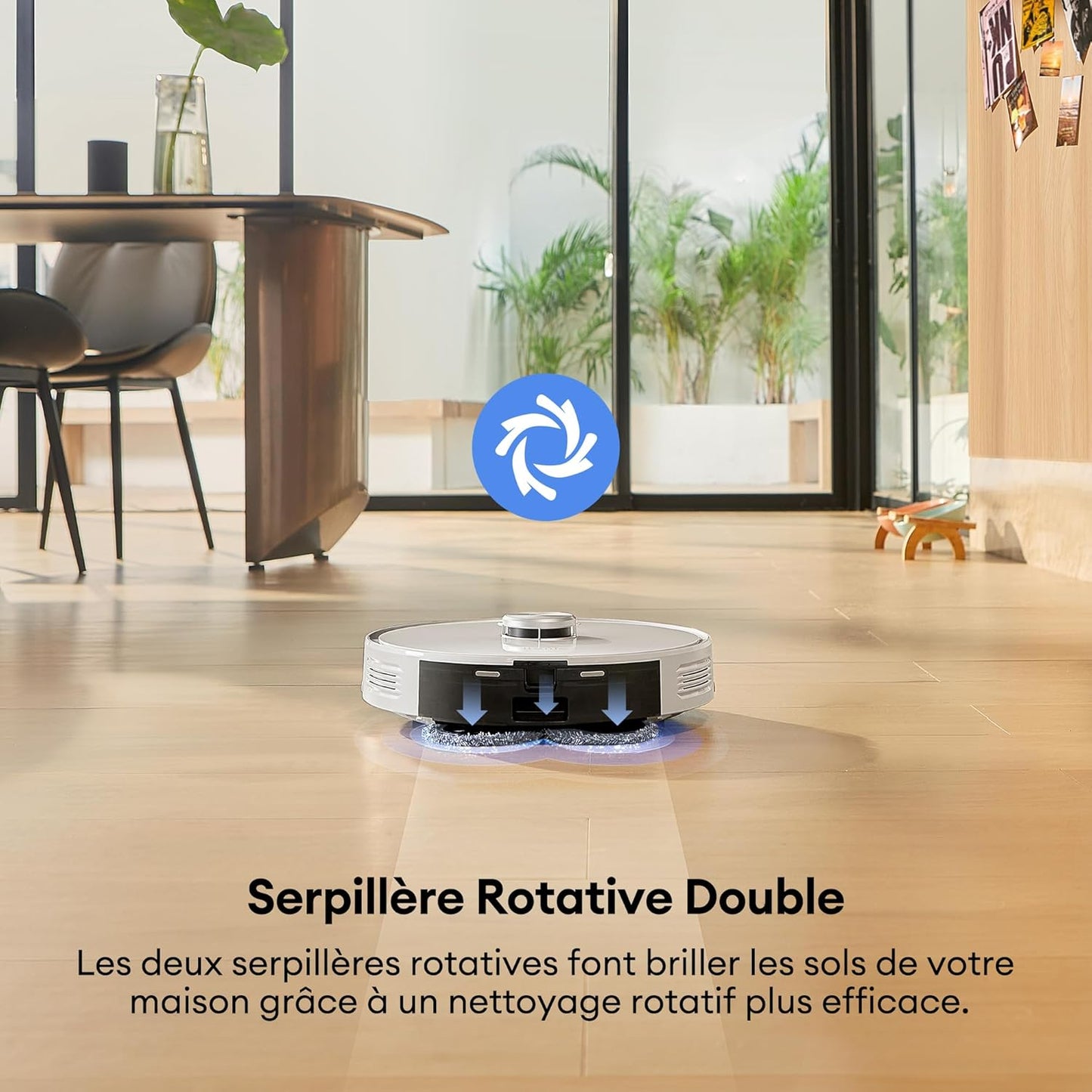 Ultenic T10 Pro robot aspirateur laveur, 4000Pa, lidar, auto-vidage, Alexa