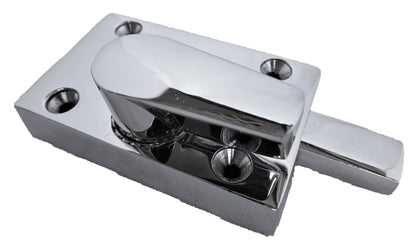 Serrure à pêne indicateur chromé pour salle de bain