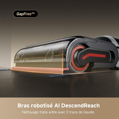 Dreame H15 Pro Heat aspirateur laveur, 85°C sol, IA bras, 22kPa, app, brosse 100°C