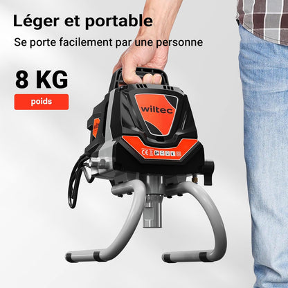 XPOtool pulvérisateur peinture 207 bars, buse + rallonge haute pression