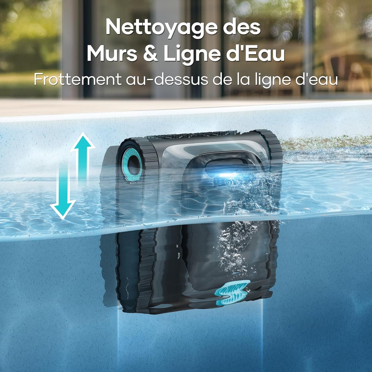 Aiper Scuba S1 robot piscine 2025, 180min, filtrage fin, app, nettoyage intelligent