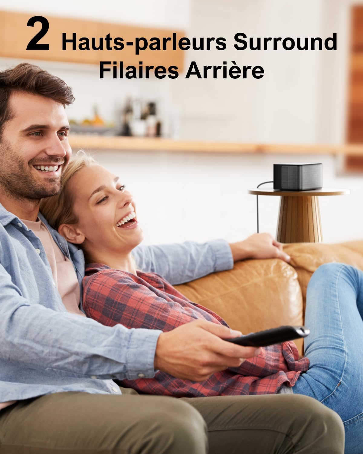 ULTIMEA barre de son TV 7.1 Dolby Atmos 460W, caisson sans fil, app, Poseidon D80