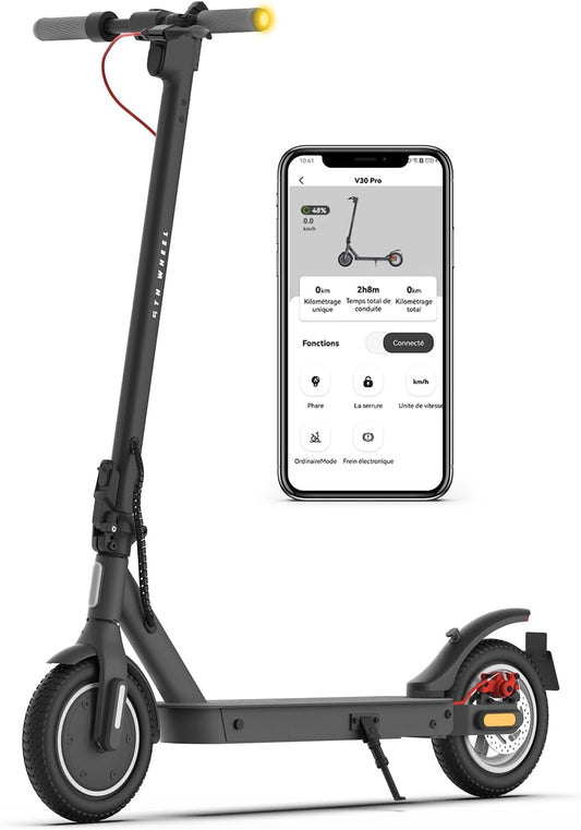 5TH WHEEL V30PRO trottinette électrique adulte, APP, 4 vitesses, 120kg