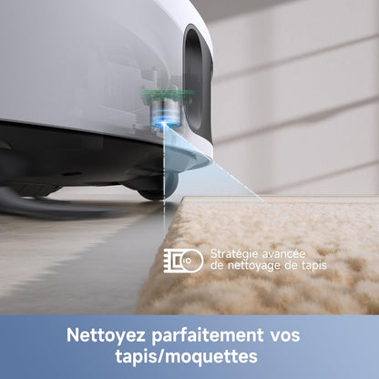 MOVA E30 Ultra robot laveur aspirateur, serpillières levables, 7000Pa, vidage auto