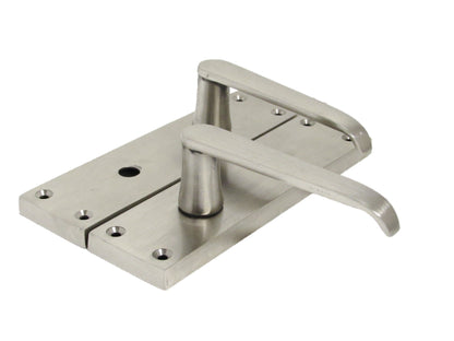 Poignées de porte droites pour baignoire - Satin 150 x 40 mm