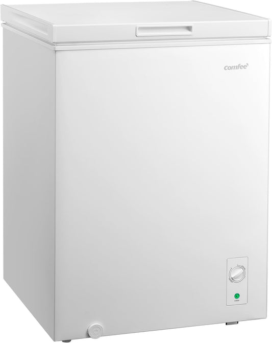 COMFEE' congélateur coffre 143L RCC146WH2EU, inverter, 4*, convertible, blanc