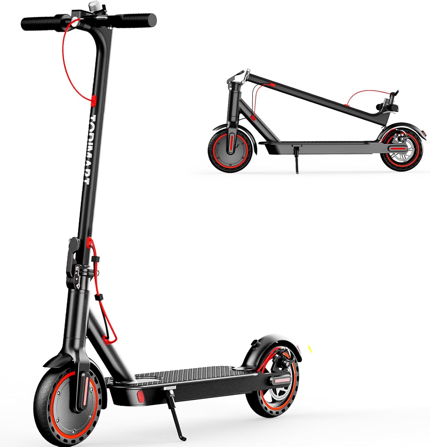TODIMART T3 trottinette électrique 350W/35km, pneus nid d'abeille, charge 120kg