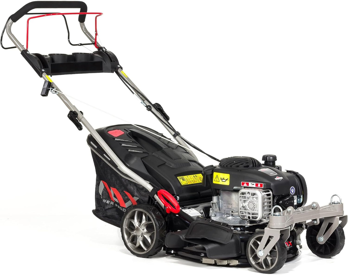 NAX 1000S tondeuse thermique 125cm³, 42cm, panier 45L, moteur B&S, entraînée