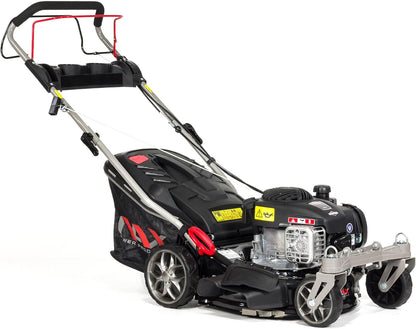 NAX 1000S tondeuse thermique 125cm³, 42cm, panier 45L, moteur B&S, entraînée