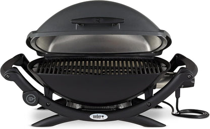 Weber Q2400 barbecue électrique gris foncé, support, 54x39cm, fonte