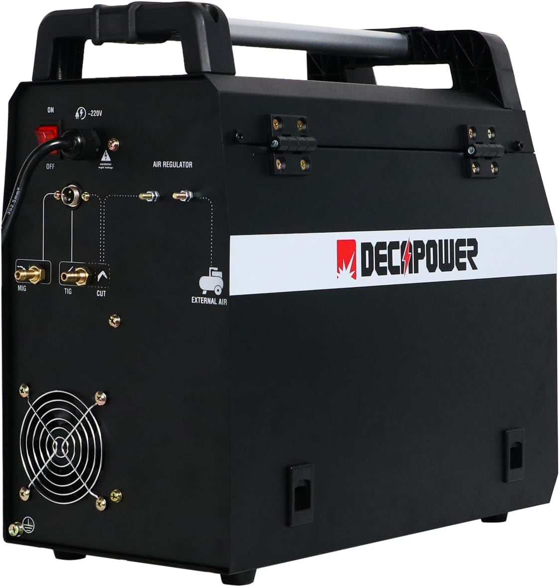 Decappower soudeuse 200A MIG MAG TIG MMA CUT 6-en-1, gaz/sans gaz, PMCT 205 PACK 3