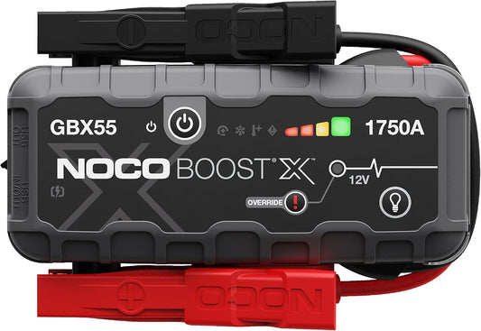 NOCO GBX55 booster batterie 12V 1750A, USB-C, essence jusqu'à 7,5L, diesel 5L