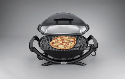 Weber Q2400 barbecue électrique gris foncé, support, 54x39cm, fonte