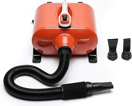 SHERNBAO Pulseur chien 6.0HP 3000W double moteur, séchage rapide races grandes