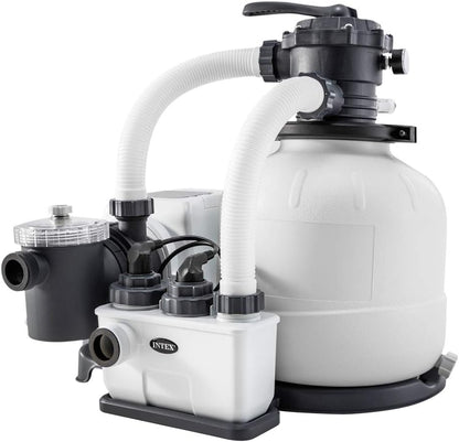 Intex combo filtre sable 6m³/h + stérilisateur sel QX2100