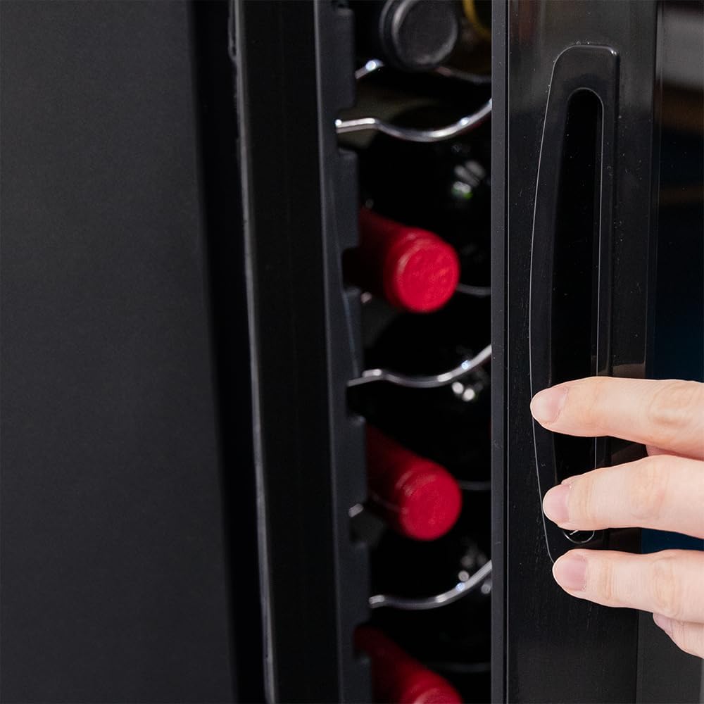 Cecotec cave à vin 34 bouteilles Bolero, 5–18°C, compresseur, LED, tactile