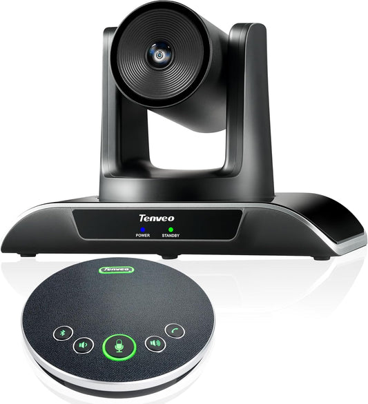 Tenveo système caméra conférence 3xUSB3.0, 1080P PTZ, BT, Teams/Zoom/OBS