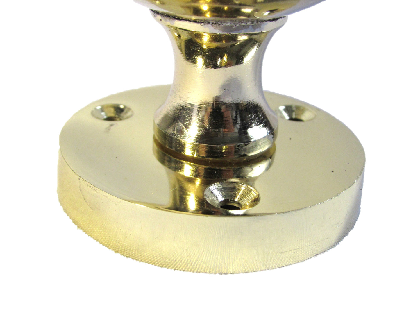 Boutons de porte ronds victoriens à mortaise à ressort - Serrure à bouton-poussoir en laiton, paquet de 56 mm